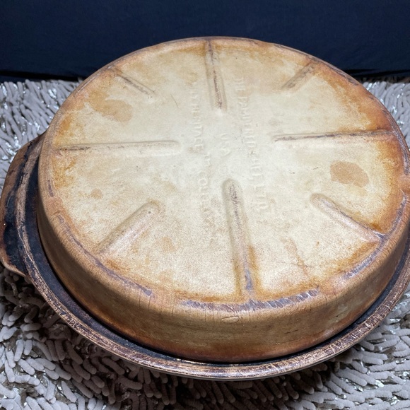 Pampered Chef Family Heritage Stoneware Bowl And Deep Dish...